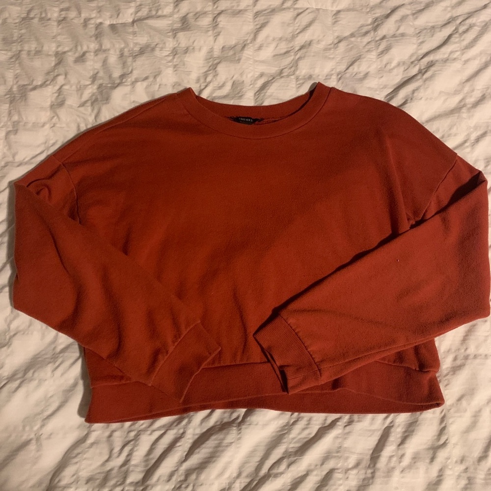 Forever 21 cropped crewneck